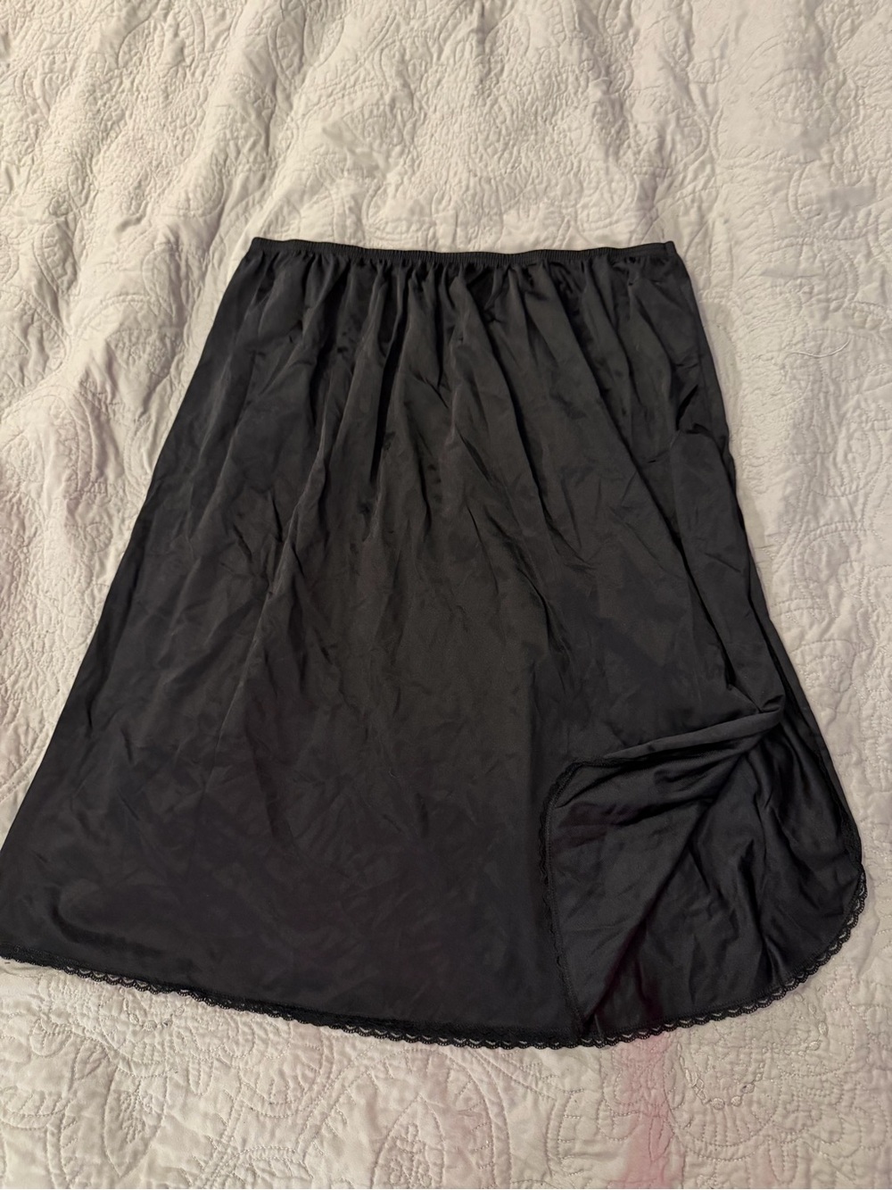 Black Half Slip Skirt - Classic Underskirt